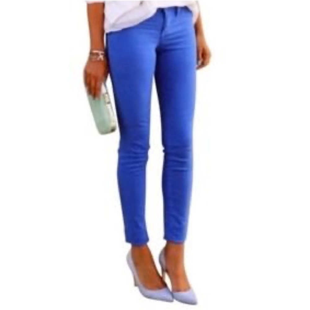 J. Crew Cobalt Blue Ankle Cropped Jeans